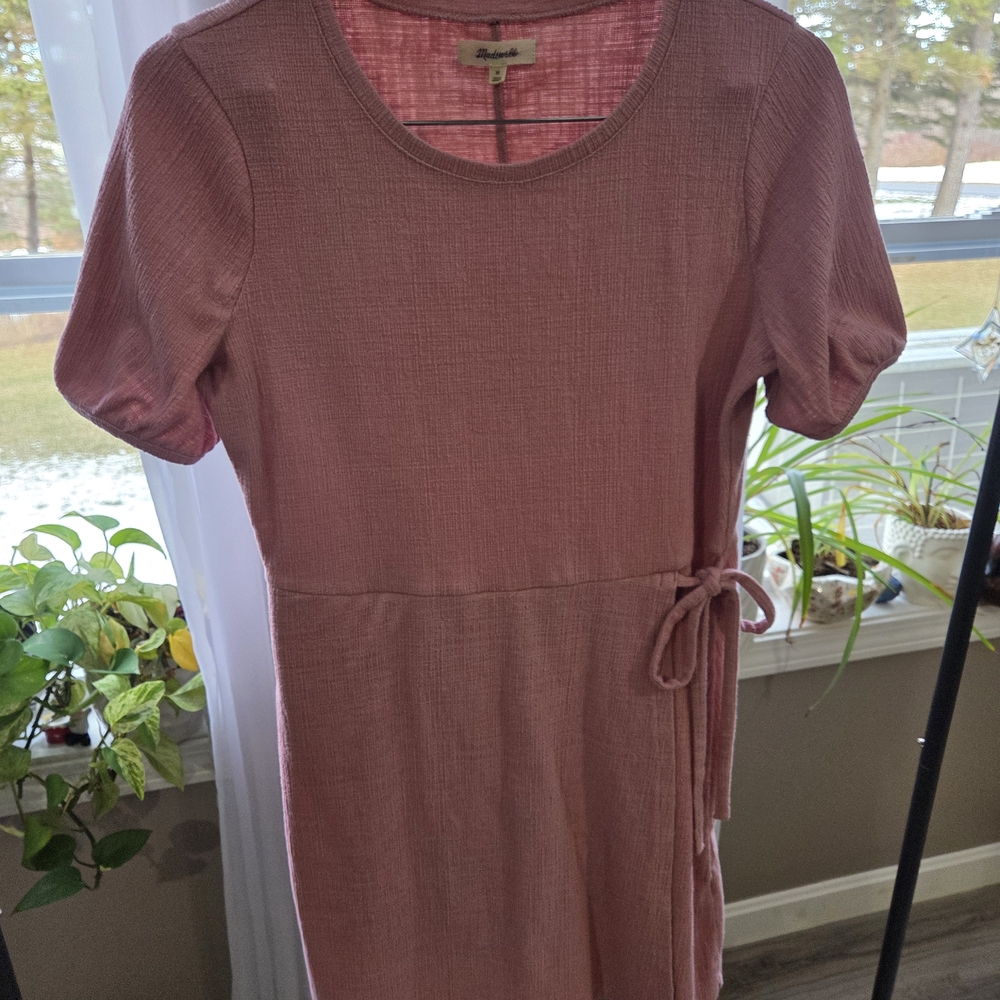 Madewell Pink Midi Dress
